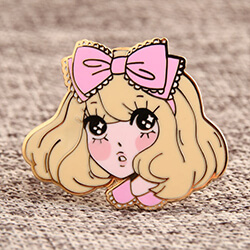 girl custom pin badges
