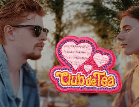 Custom Love Embroidered Badges