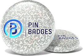 Custom Sparkle Button Badges