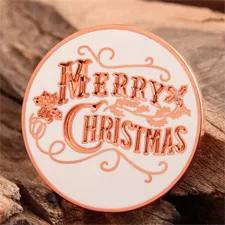 Merry Christmas pin badges Merry Christmas pin badges