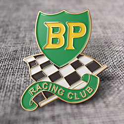 BP racing club custom enamel pins