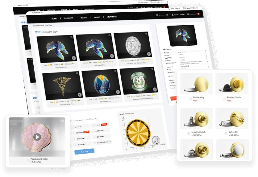 Advanced Ordering Solutions to Customize Best Pins! Advanced Ordering Solutions to Customize Best Pins