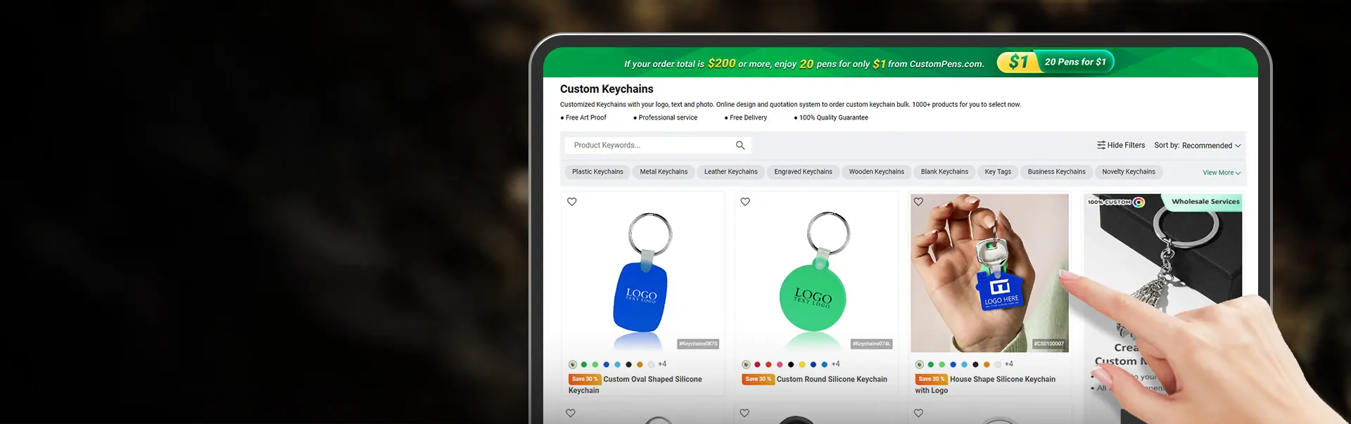 All types of custom keychains with no minimum All types of custom keychains with no minimum