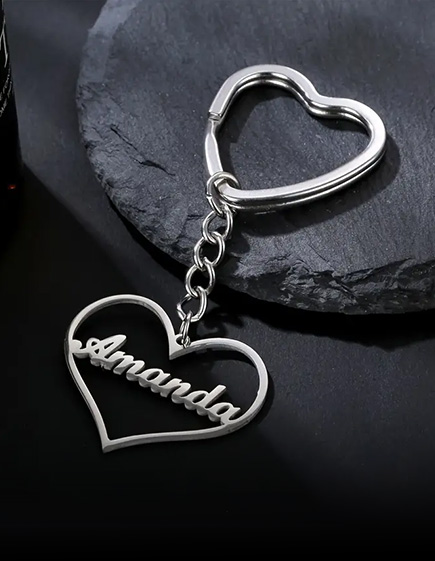 Custom keychains for name