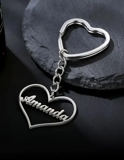 custom cut out keychains for name