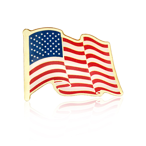 Stock American Flag Lapel Pins (S129)