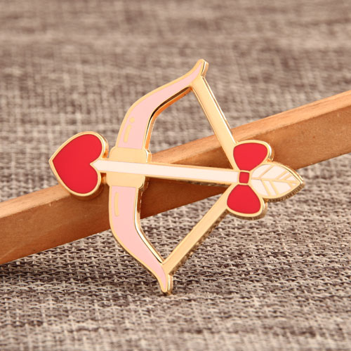 Cupid's Arrow Enamel Pins