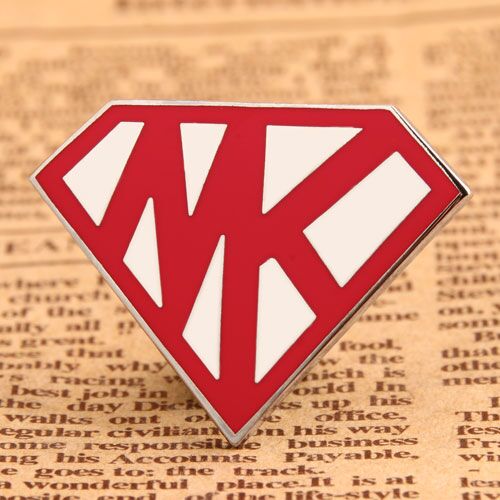Custom Superman Logo Pins