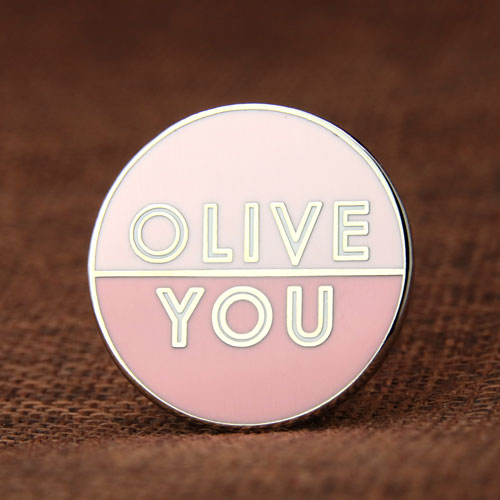Olive You Enamel Pins