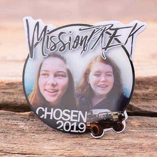 Mission Trek Personalized Pins Cheap