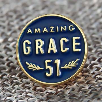 Grace Custom Enamel Pins