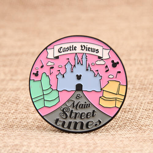 Disney Castle Views Lapel Pins