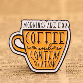 Coffee Custom Enamel Pins